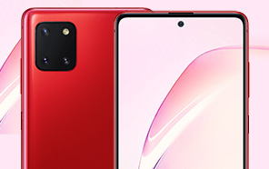 Samsung Galaxy Note10 Lite pictures leak ahead of the launch, official renders in Red, Black & Aura Glow 