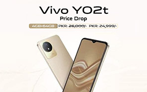 Vivo Y02t (4/64GB) Gets the Price Tag Snipped with 1,000 PKR Discount  