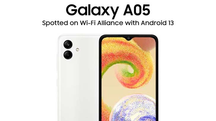 Samsung Galaxy A05 spotted on Wi-Fi Alliance with Android 13 and dual-band  support - Gizmochina