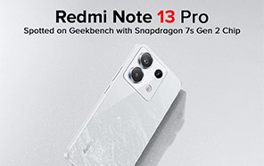 Xiaomi Redmi Note 13 Pro on Geekbench; First to Flaunt Snapdragon 7s Gen 2 Chip 