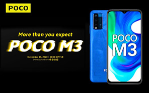 POCO M3 is Launching on November 24; Features Snapdragon 662 and a 6000 mAh Battery 