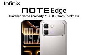 Infinix Note Edge Rolls Out with Dimensity 7100 SoC and Thin 7.2mm Design 