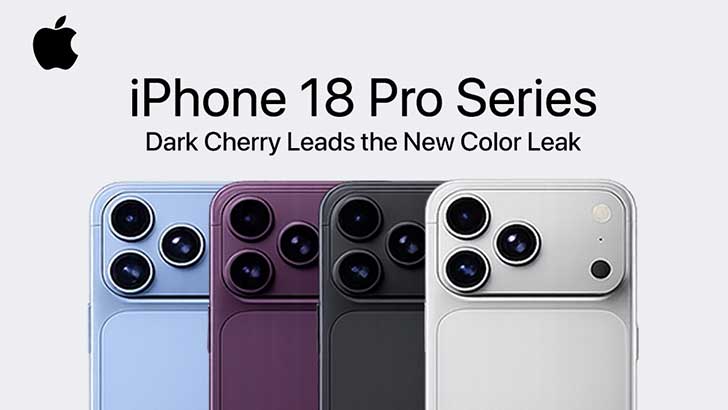 Ios 18 Pro Color Apple iPhone 18 Pro Leaks in Four Colors, Dark Cherry Leads the Lineup ...