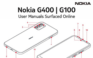 Nokia G400 and G100 Leaked in the Detailed User Manual Documents 