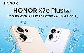 Honor X7e Plus 5G Debuts with Snapdragon 4 Gen 4 and Massive 8100mAh Battery