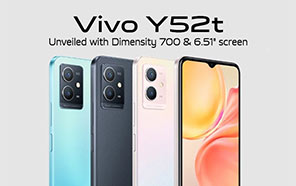 Vivo Y52t 5G Debuts with Dimensity 700 SoC, Dual Cameras, and 5000mAh Battery 