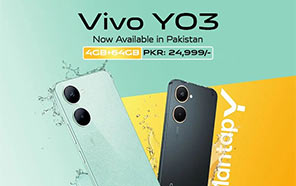  Vivo Y03 (4/64GB) Launches in Pakistan with 90Hz Display, 5000mAh Cell, Affordable Price