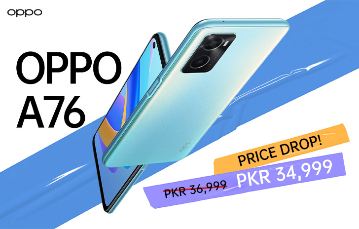OPPO A76 Price in Pakistan Slashed by Rs 2,000; Now Starts