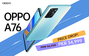 OPPO A76 Price in Pakistan Slashed by Rs 2,000; Now Starts from Rs 34,999 