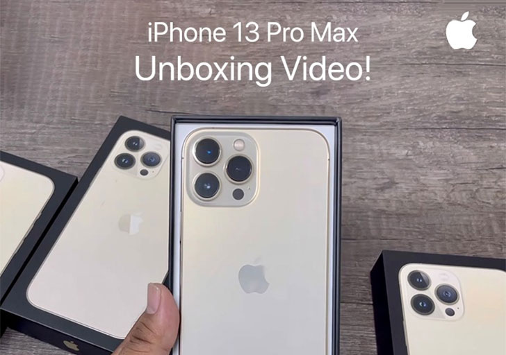 First iPhone 13 Pro Max (Gold) Unboxing Video is Out; A Closer Look at the  New Packaging & Specs - WhatMobile news