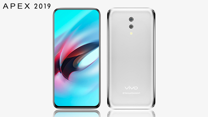 Vivo APEX 2019 images leaked, no bezels no notch, coming