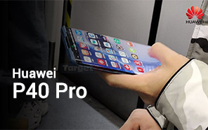 Huawei P40 Pro Spotted in a Subway; the Dual-curved Display and the Pill-style Punch Hole Confirmed 
