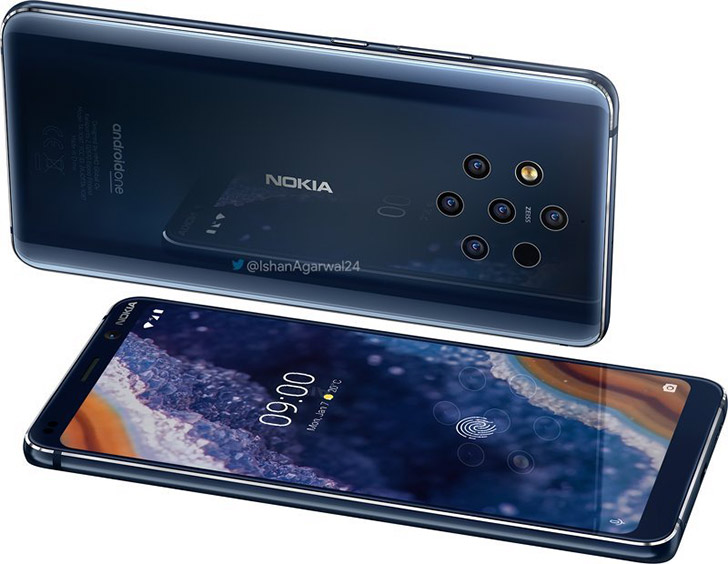 Official Nokia 9 Pureview Renders Leaked Images Confirm The Design