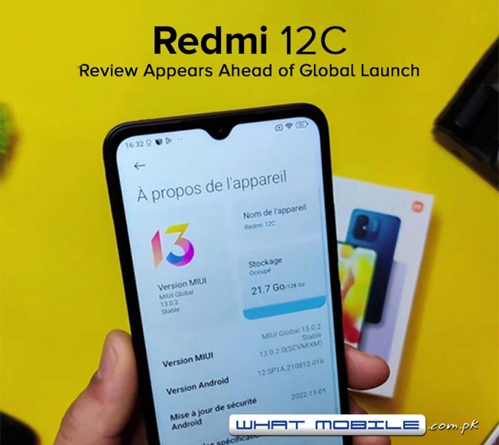 Xiaomi Redmi 12C Global Variant Pops up in a  Review Before
