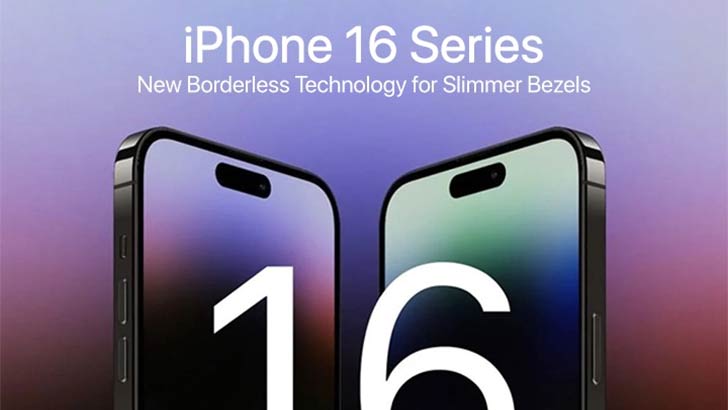 Apple iPhone 16 Series to Introduce New Borderless Technology for Slimmer Bezels