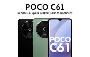 Xiaomi Poco C61 Details Tipped Ahead of Launch; Price, Renders, and Specs Revealed 