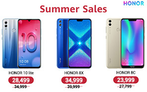 Summers HONOR K SATH: Honor has announced new prices, effective 21st June 2019 