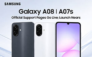 Samsung Galaxy A08 and A07s Launch Nears as Official Support Pages Go Live