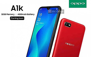 Oppo A1k launched globally with a Massive battery, Large display and an Amazing price Tag 