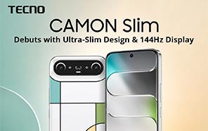 Tecno Camon Slim Unveiled with Mondrian Tile Design and Rear Matrix LED Display