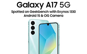 Samsung Galaxy A17 5G Appears on Geekbench with a Familiar Exynos 1330 Chip