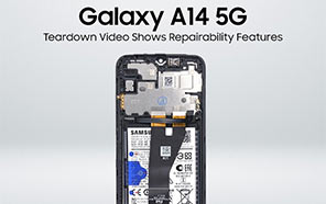 Samsung Galaxy A14 5G Maintenance Made Easy; Teardown Video Shows Repairability Features 