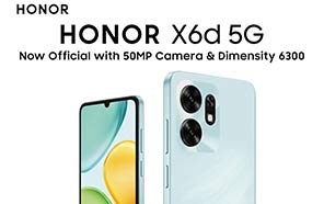 Honor X6d 5G is Now Official with 50MP Camera, Dimensity 6300 & 5,260mAh Battery 