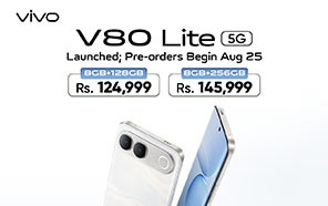 Vivo V80 Lite 5G Arrives in Pakistan with Dimensity 7360, IP69 Rating & Curved AMOLED