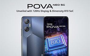Tecno Pova Neo 5G Unveiled Flaunting a Dimensity 810 SoC, Colossal 6000mAh Battery, and more 