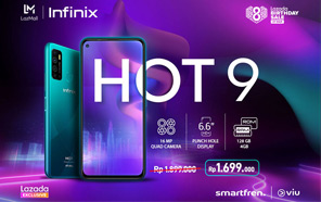 Infinix Hot 9 Released in Indonesia; Brings 128GB of Storage and a 5,000 mAh Battery in Tow 