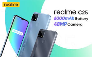 Realme C25 Debuts with MediaTek Helio G70, 6000 mAh Battery, and Fast Charging 