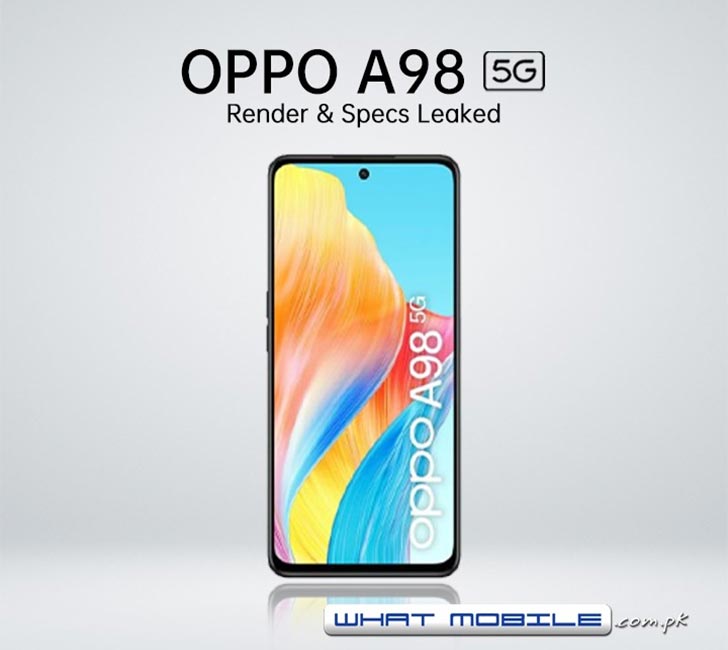 High-resolution renders show the Oppo A98 5G in detail -  news