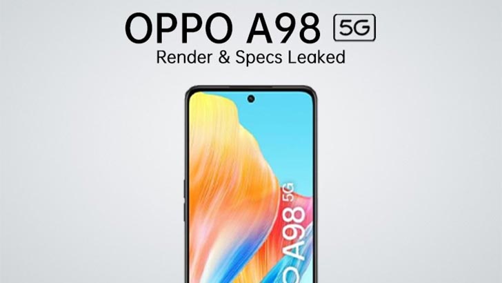 Oppo A98 5G render, specifications leaked before launch - Gizmochina