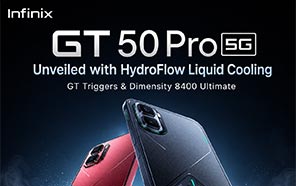 Infinix GT 50 Pro Debuts with HydroFlow Liquid Cooling & Industryâ€™s First Wireless Bypass Charging