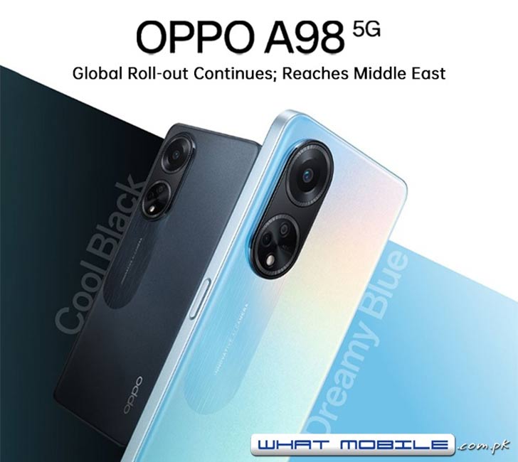 Oppo A98 5G Smartphone, 8GB+256GB, Snapdragon 695