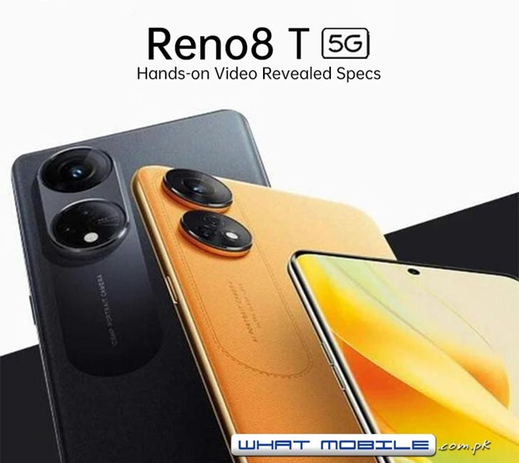 Oppo Reno 8T 5G Leaks with a Video Spoiler, Specifications, and Pricing  Details - WhatMobile news