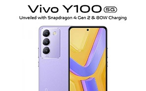 Vivo Y100 5G Unveiled; Snapdragon 4 Gen2, 50MP Camera, and 80W Fast Charging 