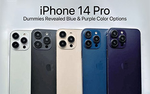 Apple iPhone 14 Pro Purple and Blue Color Options Exposed via Dummies 
