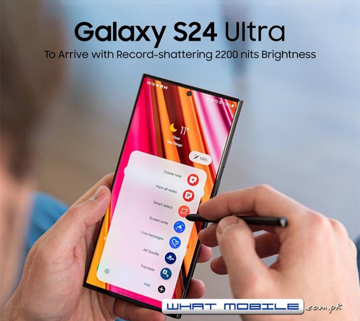 Samsung Galaxy S24 Ultra with Record-shattering Brightness, but  less-than-ideal Bezels - WhatMobile news