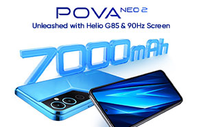 Tecno Pova Neo 2 Unleashed with an Apex 7000mAh Battery, Helio G85 Chip, and 90Hz Screen 