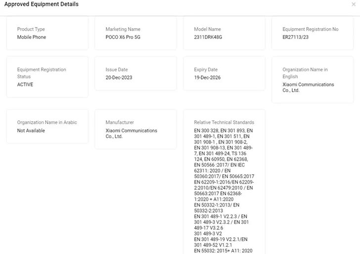 Xiaomi POCO X6 Pro 5G Visits FCC Platform; Interesting Build Choices &  Redmi K70E Rebrand - WhatMobile news