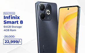 Infinix Smart 8 Plus (4/64GB) Delivers a 3,000 PKR Discount for Pakistani Buyers