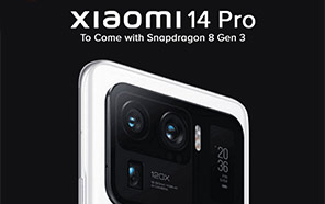 Xiaomi 14 Pro to Debut with Snapdragon 8 Gen 3 — Leaked Stats by DCS 