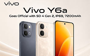 Vivo Y6a Goes Official with Snapdragon 4 Gen 2, IP69 Rating & 7200mAh Battery