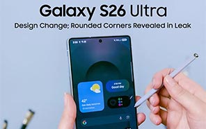 Samsung Galaxy S26 Ultra's Design is Changing; Leak Reveals More Rounded Corners Samsung Galaxy S26 Ultra's Design is Changing; Leak Reveals More Rounded Corners
