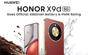 Honor X9d Goes Official with 8300mAh Pack, IP69K Rating & Snapdragon 6 Gen 4 