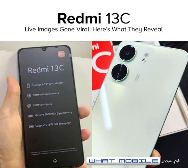 Xiaomi Redmi 13C Retail Packaging & Live Images Gone Viral; Here's
