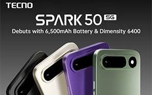 Tecno Spark 50 5G Arrives with Metal Camera Deco and Upgraded 6500mAh Battery 