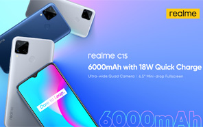 Realme C15 Released in Indonesia with a Massive 6,000 mAh Battery; Next Stop Pakistan 