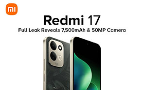 Xiaomi Redmi 17 4G Leaks in Full with 7500mAh Battery and 50MP Main Camera